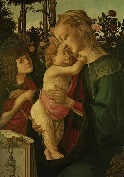 The Madonna and Child with the Infant Saint John the Baptist Sandro Botticelli